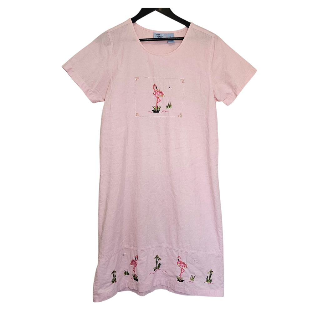 Jane Ashley Pink Flamingo Nightgown